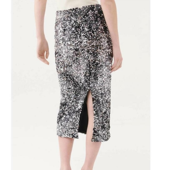 Marella Osmund Sequin Midi Skirt in Velvet-jersey - Picture 7 of 7